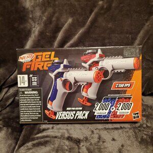 Nerf Pro GEL FIRE Versus Pack Includes 2 Blasters 4000 Rounds Safety Glasses